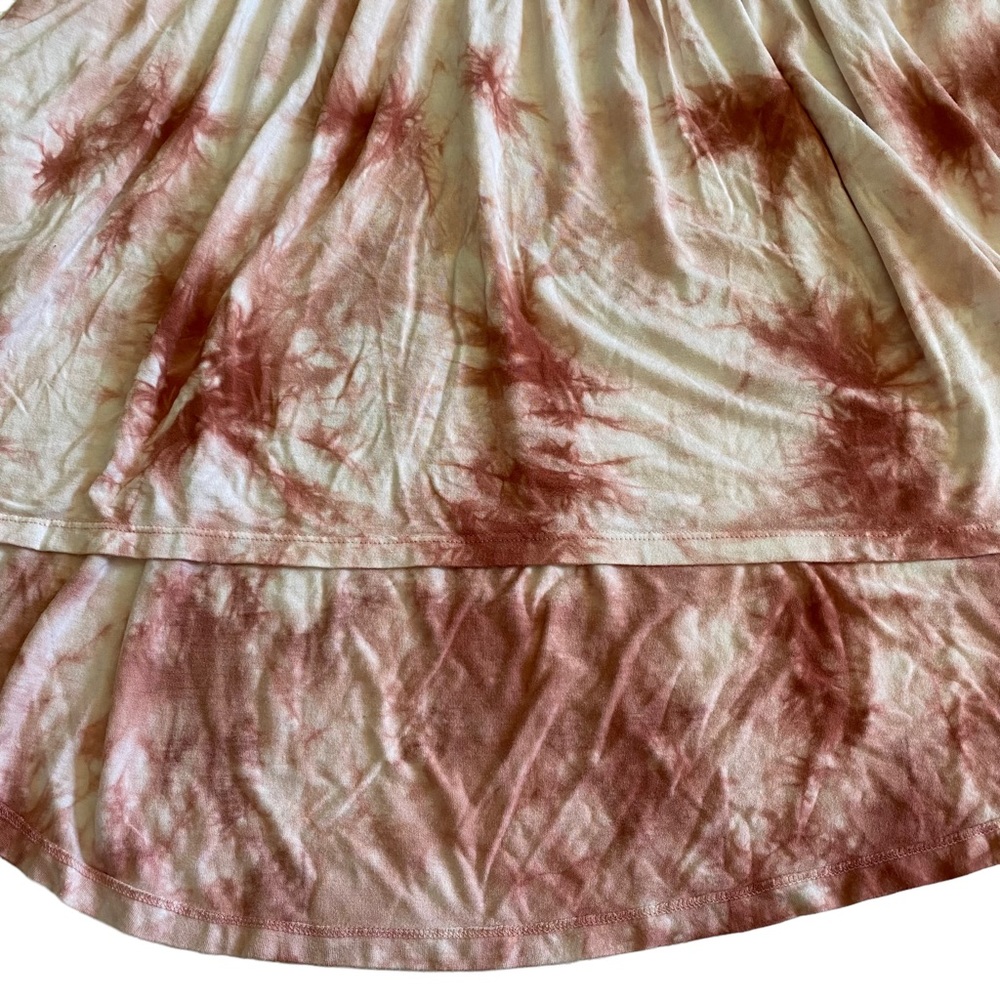 Torrid Super Soft Knits Tie Dye 3/4 Sleeves High & Low Dress Size Large - Picture 9 of 14